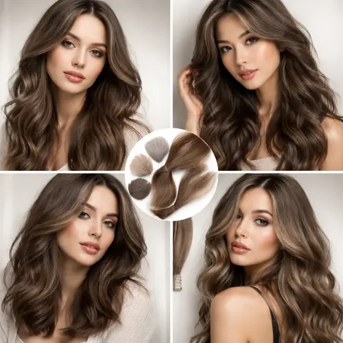 ash brown hair color ideas