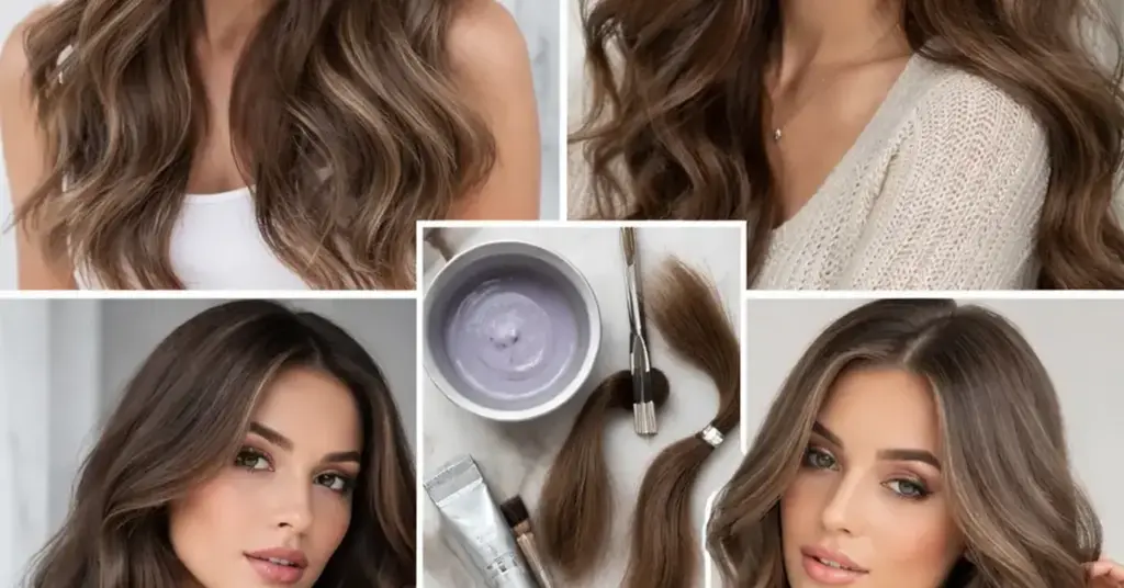 ash brown hair color ideas, ash brown hair color, natural looking hair color, stylish hair color ideas