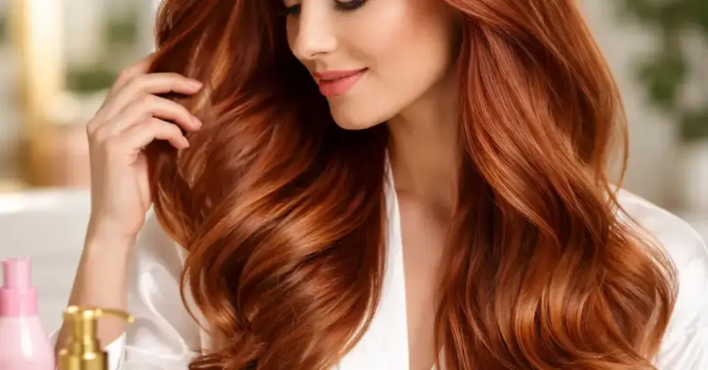 dyed hair smooth and shiny, dyed hair care, keep dyed hair smooth and shiny