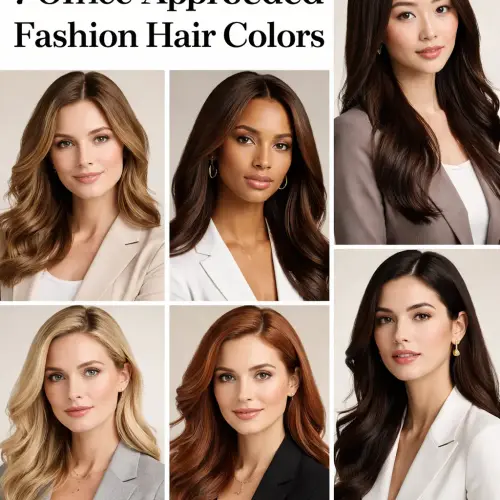 fashion hair colors for office
