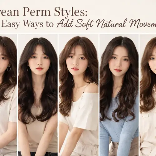 Korean perm styles