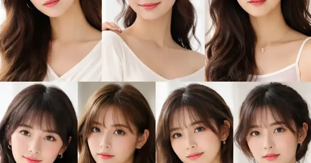 modern bang styles, Korean bangs, Korean beauty trends