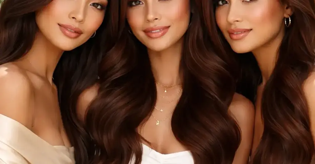 rich chocolate brown hair colors for Filipinas, chocolate brown hair, Filipina hair color, rich brown hair shades