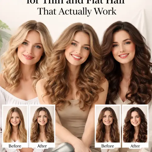 Volume perm hairstyles for thin and flat hair